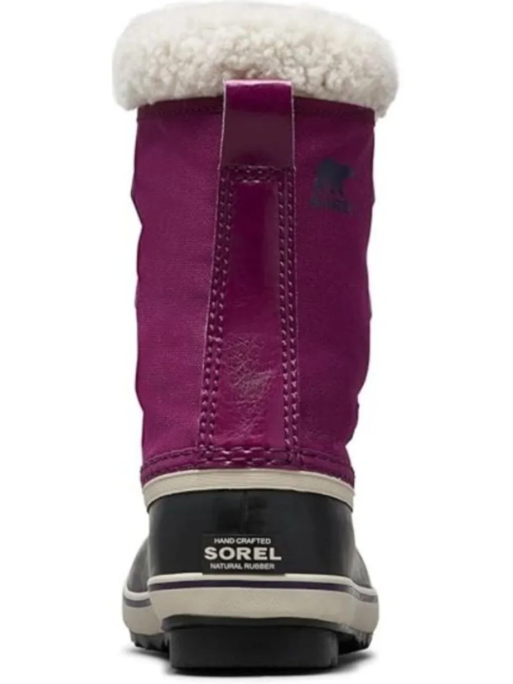 SOREL Yoot Pac Nylon Lace-Up Waterproof Winter Boots Wild Iris Dark‎ Plum Size 2